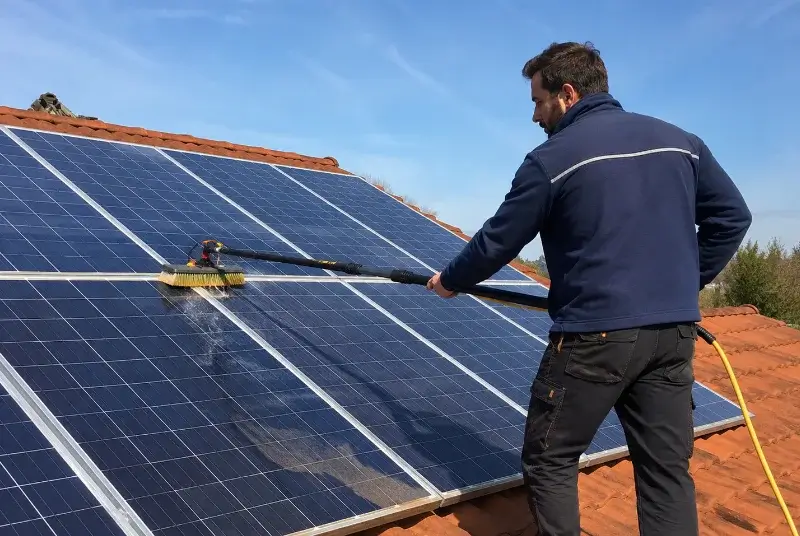 Nettoyage et entretien de panneaux solaires à Monsireigne